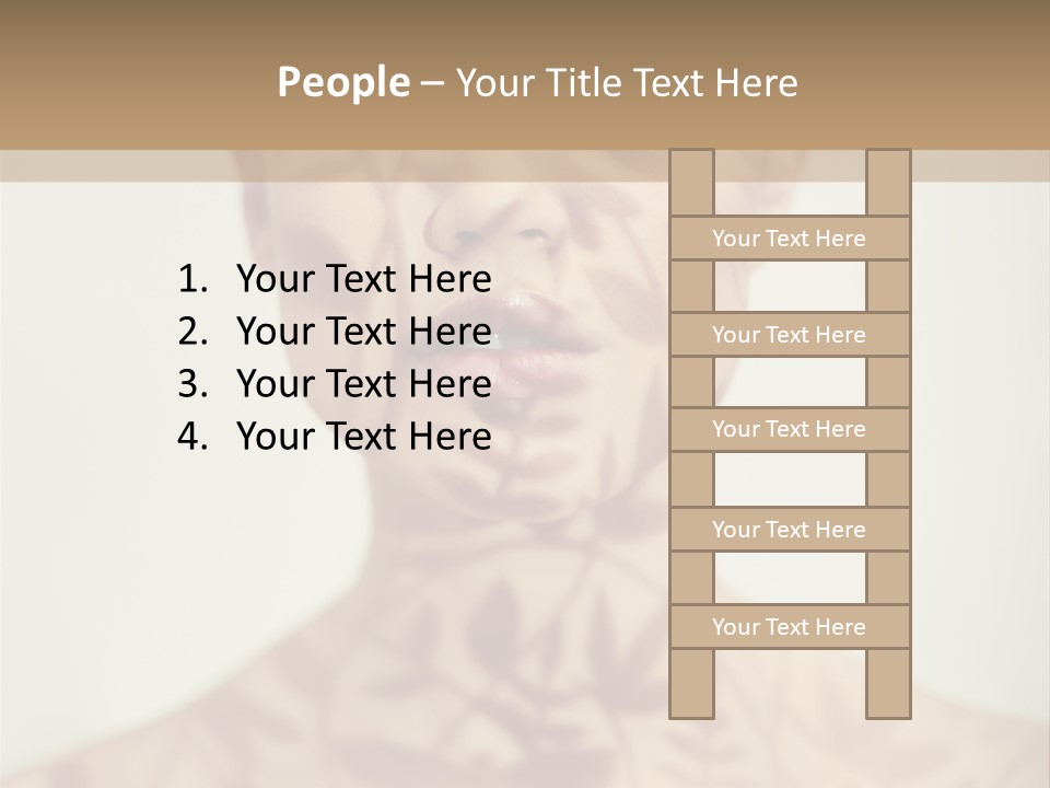 Lace Cute Glamour PowerPoint Template