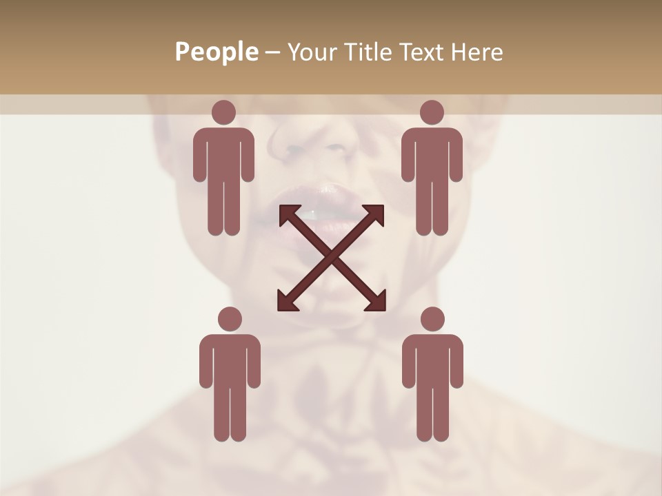 Lace Cute Glamour PowerPoint Template