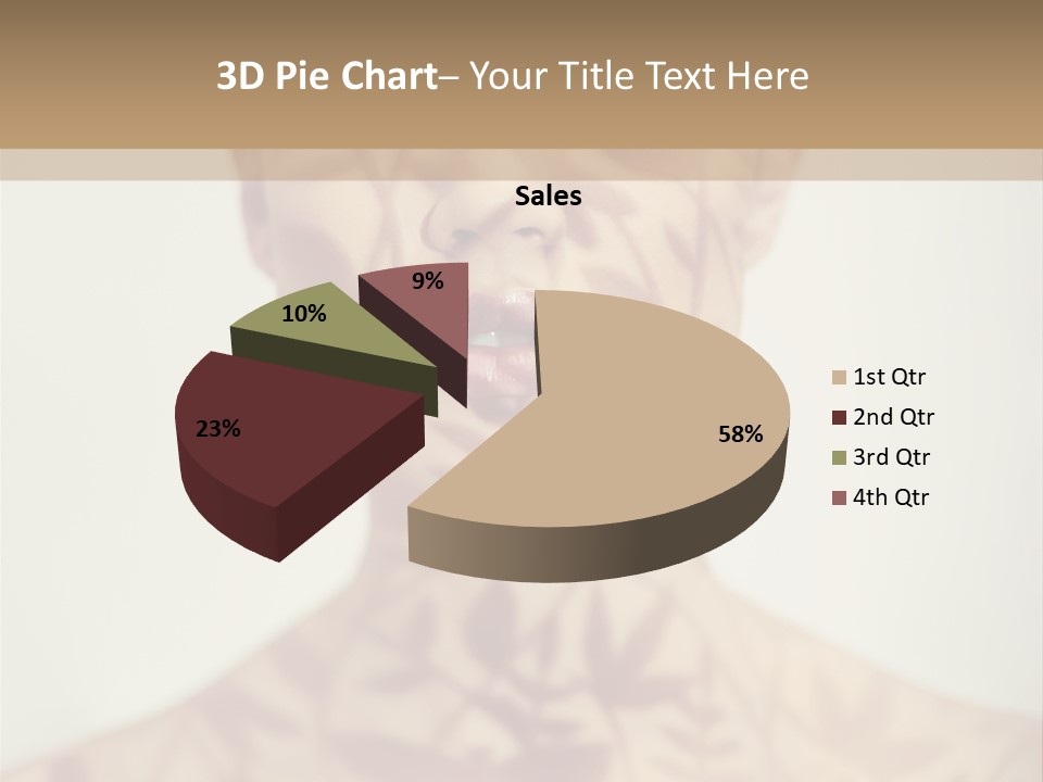 Lace Cute Glamour PowerPoint Template