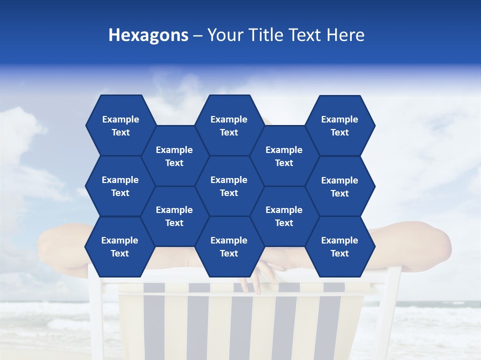 Portrait Copy Space Vacations PowerPoint Template