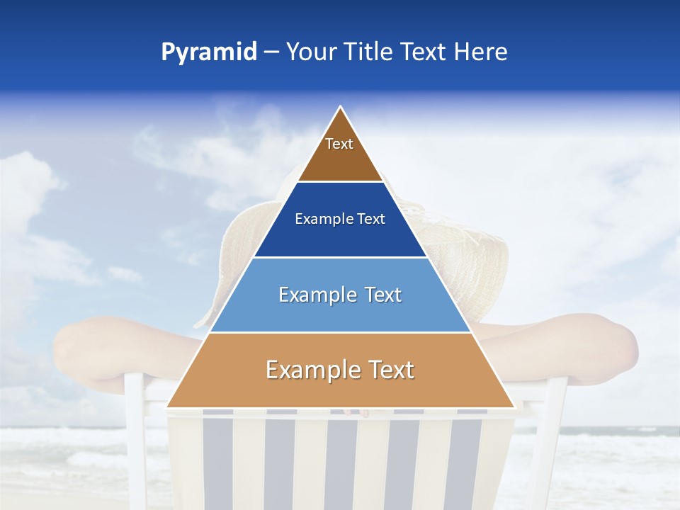 Portrait Copy Space Vacations PowerPoint Template