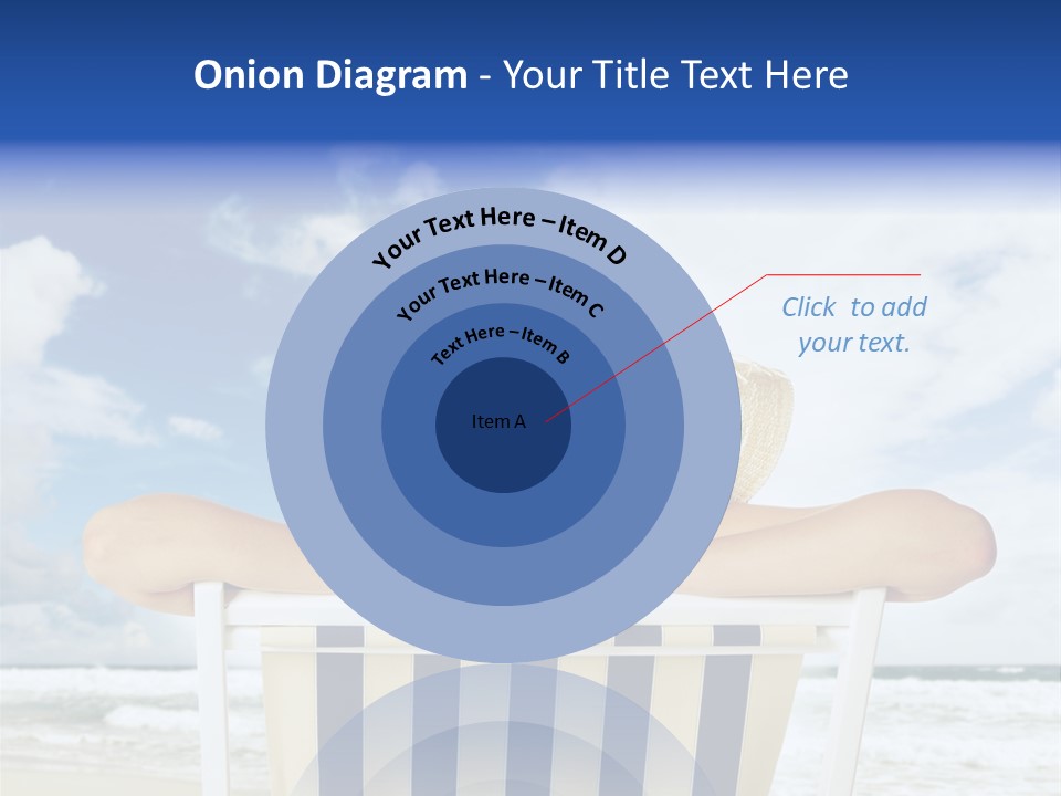 Portrait Copy Space Vacations PowerPoint Template