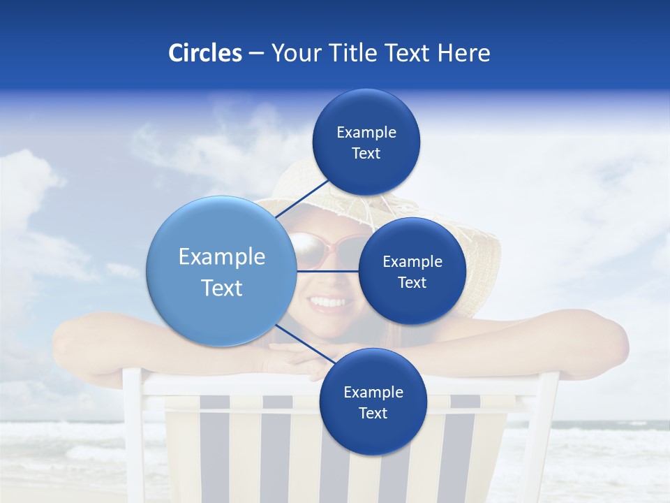 Portrait Copy Space Vacations PowerPoint Template