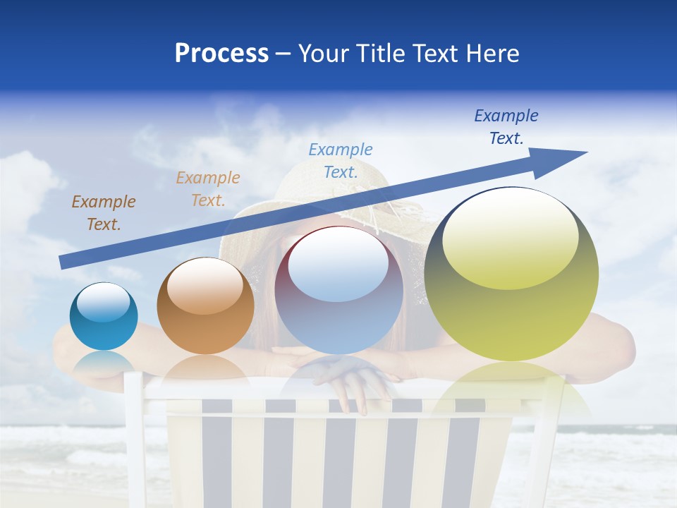 Portrait Copy Space Vacations PowerPoint Template