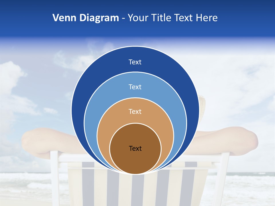 Portrait Copy Space Vacations PowerPoint Template