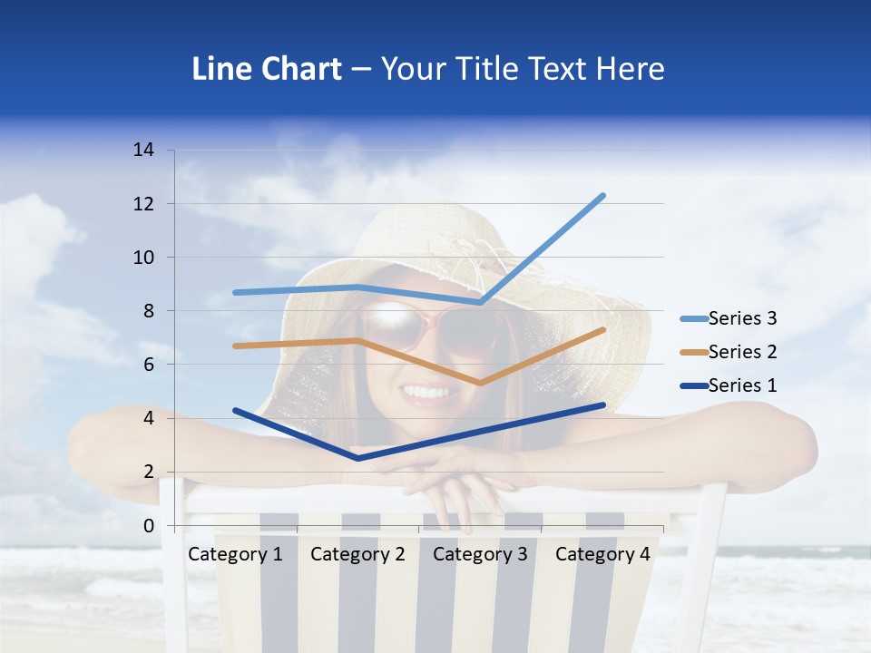 Portrait Copy Space Vacations PowerPoint Template