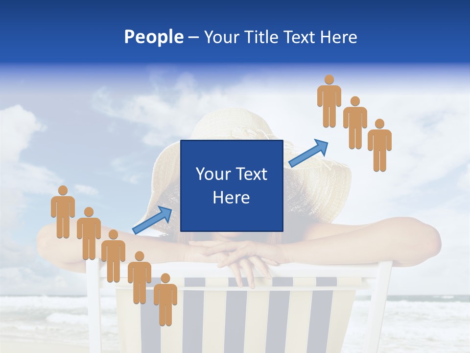 Portrait Copy Space Vacations PowerPoint Template