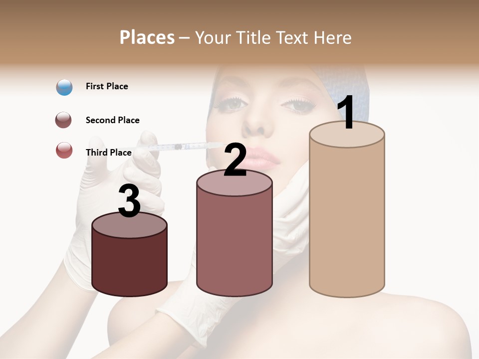 Cosmetic Beauty Needle PowerPoint Template