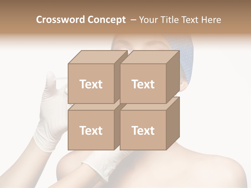 Cosmetic Beauty Needle PowerPoint Template