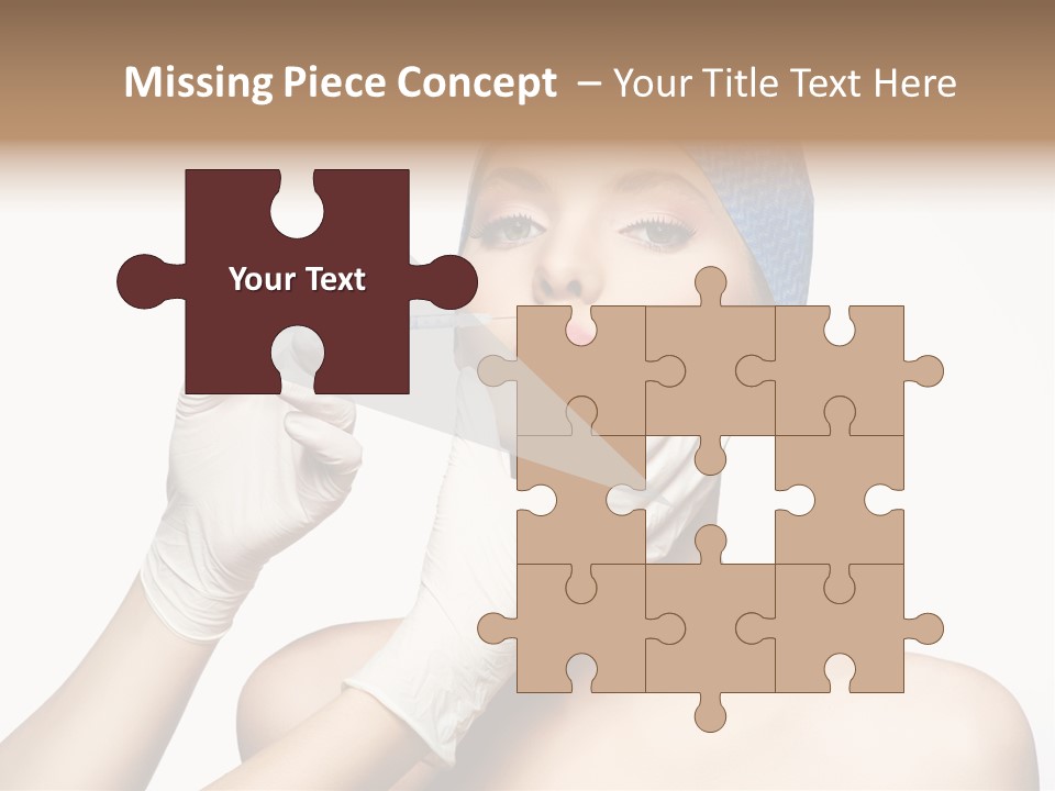 Cosmetic Beauty Needle PowerPoint Template