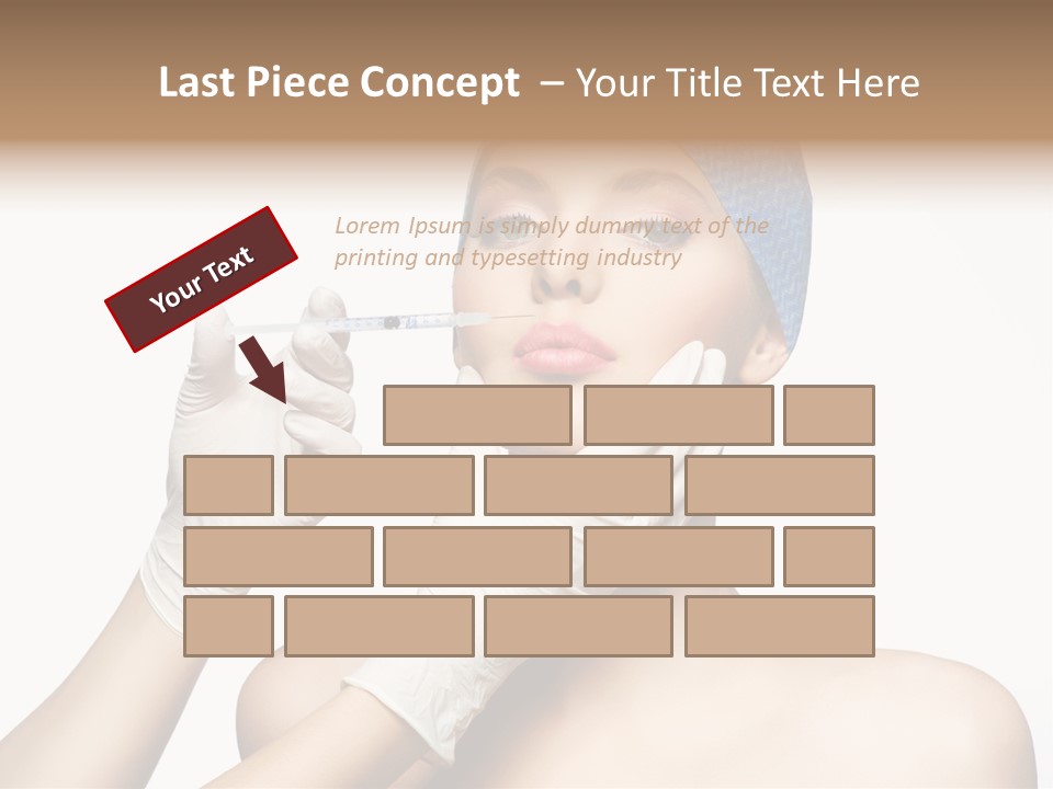 Cosmetic Beauty Needle PowerPoint Template