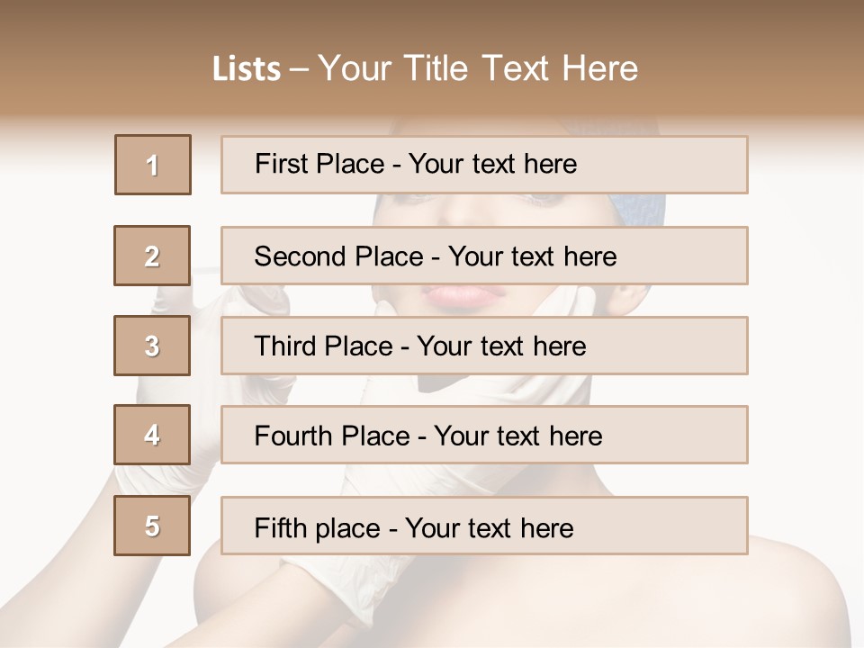 Cosmetic Beauty Needle PowerPoint Template