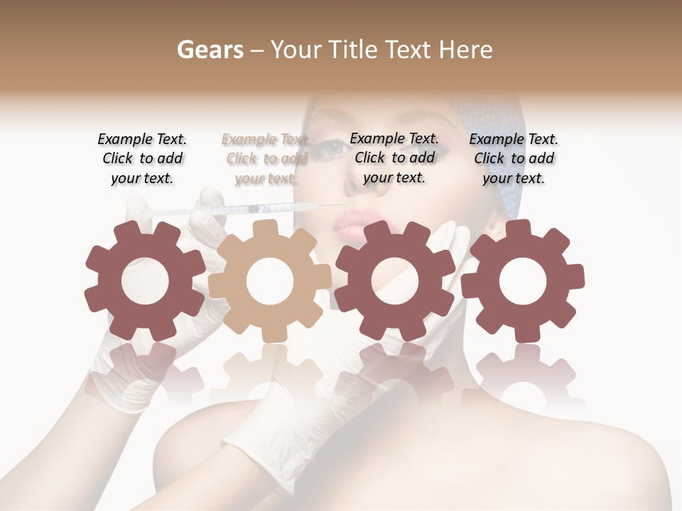 Cosmetic Beauty Needle PowerPoint Template