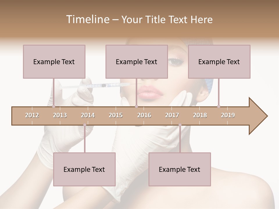 Cosmetic Beauty Needle PowerPoint Template