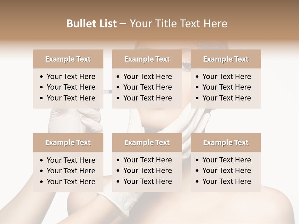 Cosmetic Beauty Needle PowerPoint Template