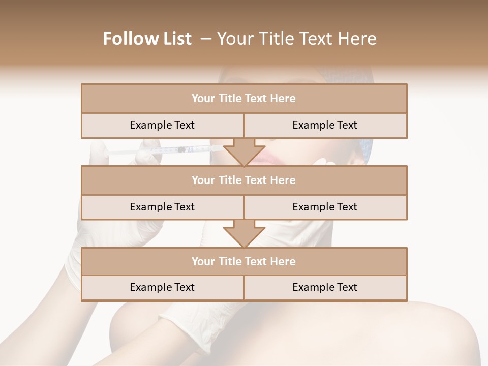 Cosmetic Beauty Needle PowerPoint Template