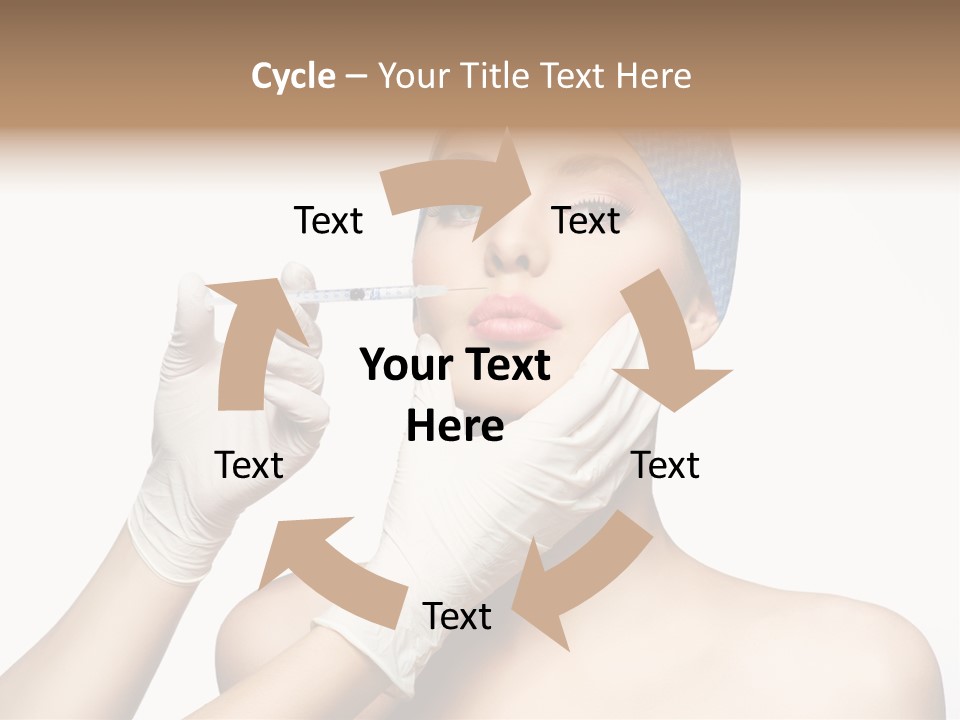 Cosmetic Beauty Needle PowerPoint Template