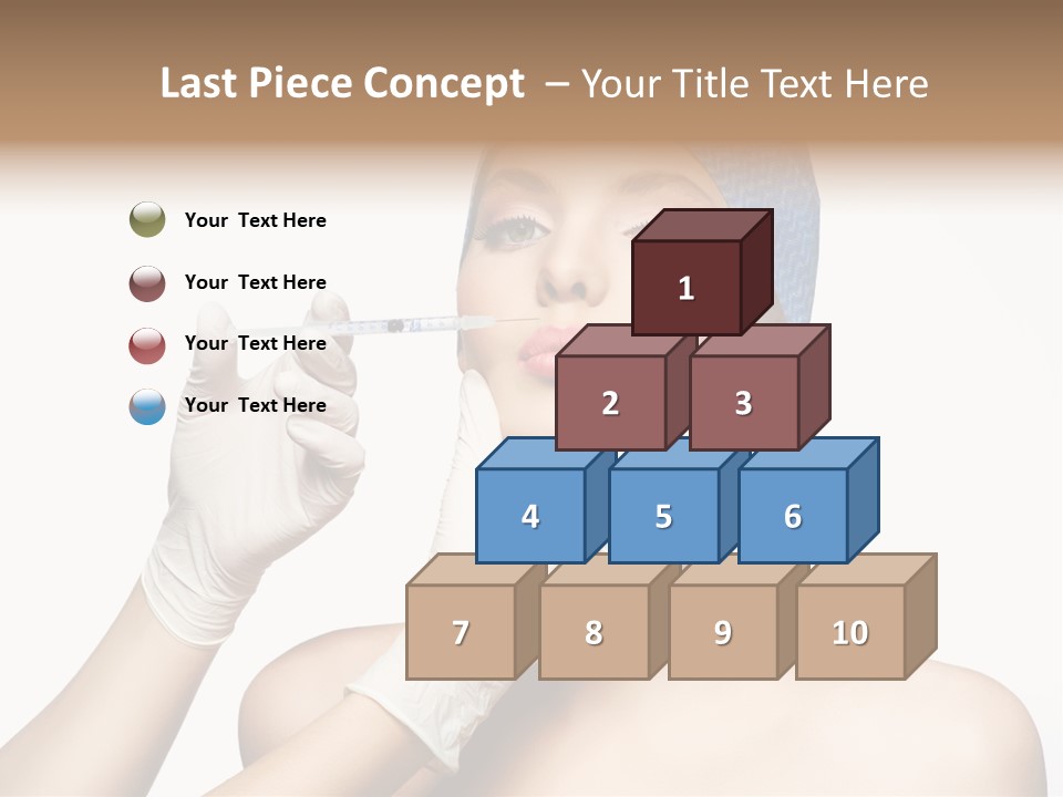 Cosmetic Beauty Needle PowerPoint Template