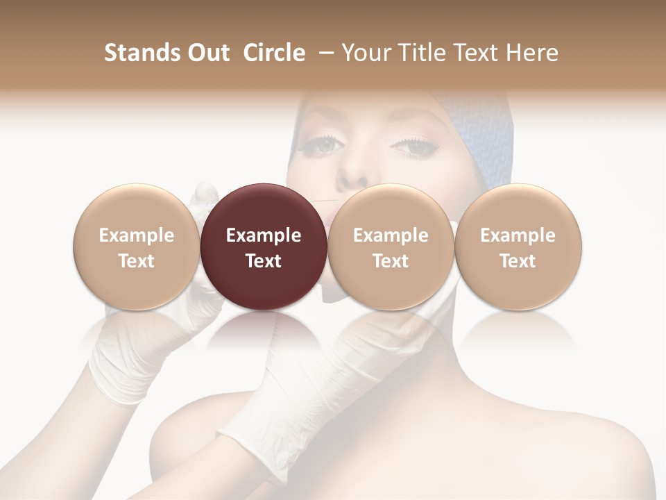 Cosmetic Beauty Needle PowerPoint Template