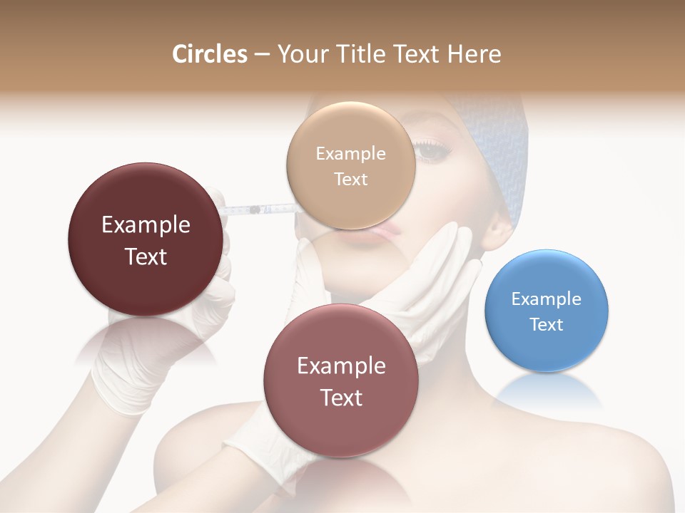Cosmetic Beauty Needle PowerPoint Template