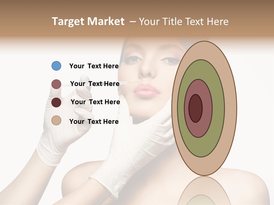 Cosmetic Beauty Needle PowerPoint Template