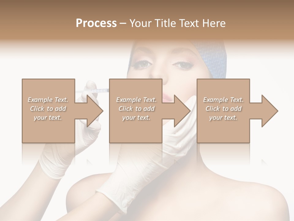 Cosmetic Beauty Needle PowerPoint Template