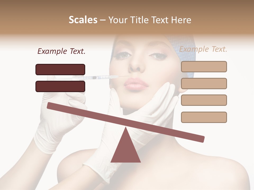 Cosmetic Beauty Needle PowerPoint Template