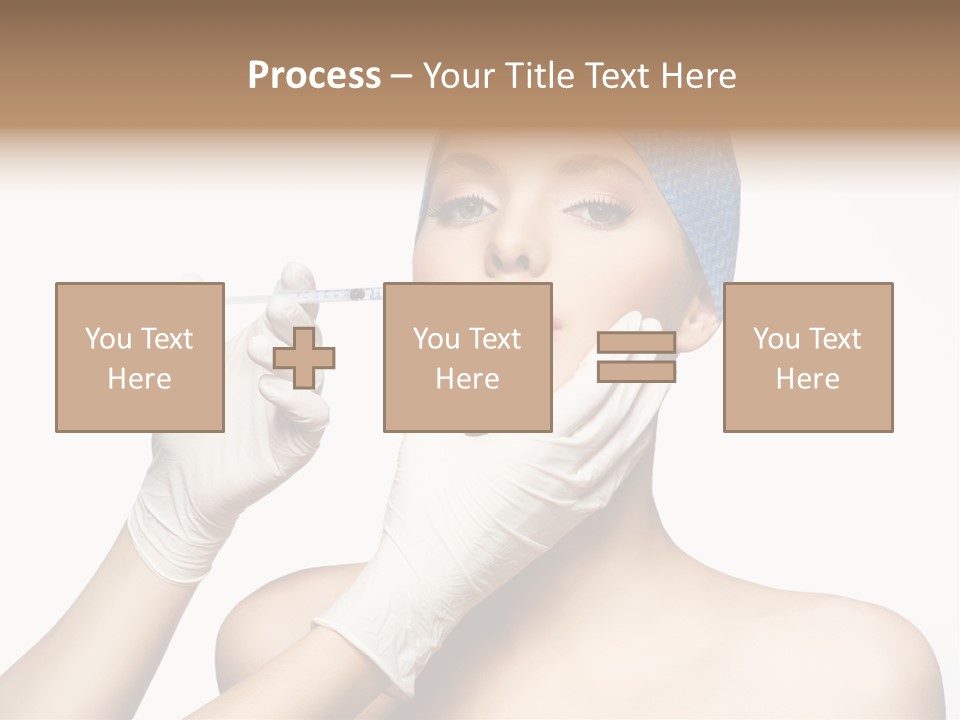 Cosmetic Beauty Needle PowerPoint Template