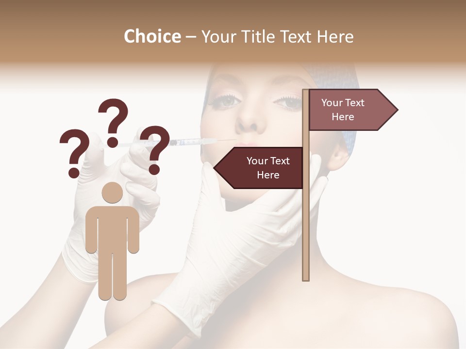 Cosmetic Beauty Needle PowerPoint Template