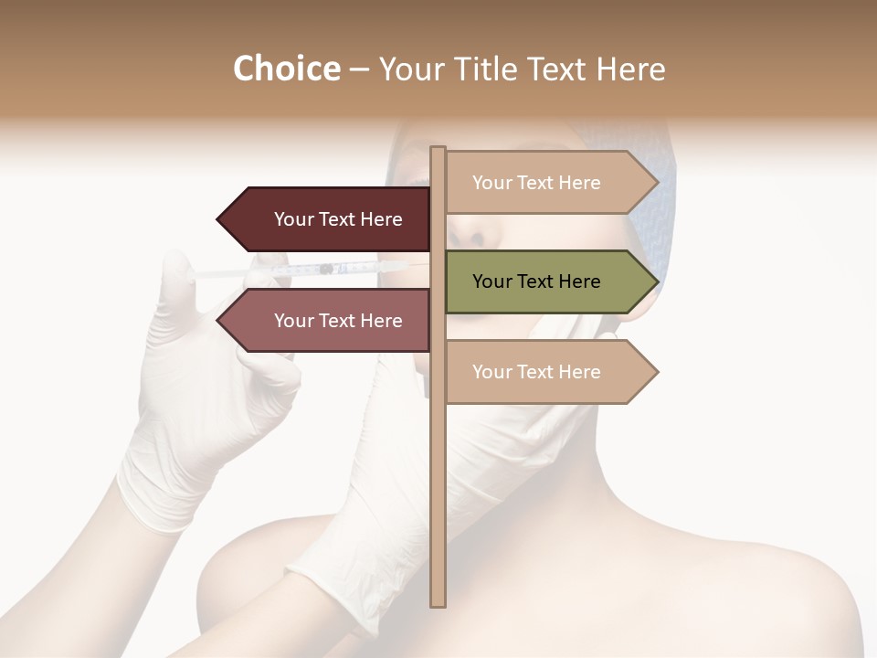 Cosmetic Beauty Needle PowerPoint Template