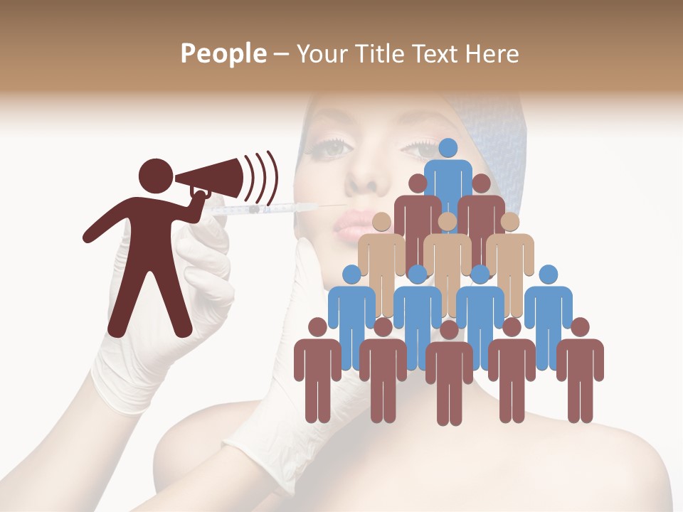 Cosmetic Beauty Needle PowerPoint Template