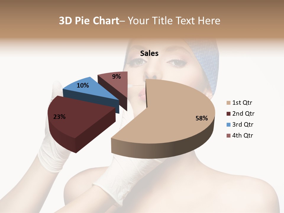 Cosmetic Beauty Needle PowerPoint Template