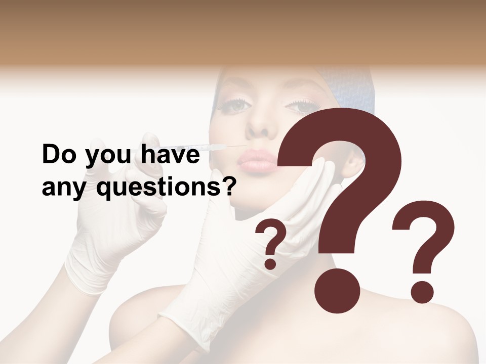 Cosmetic Beauty Needle PowerPoint Template