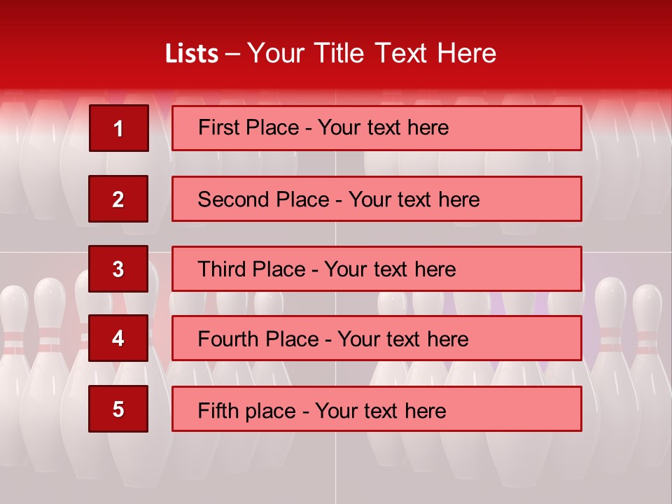 Skittle Team Ten PowerPoint Template