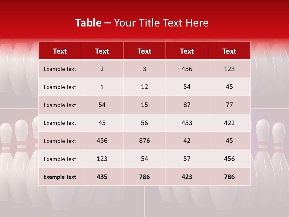 Skittle Team Ten PowerPoint Template
