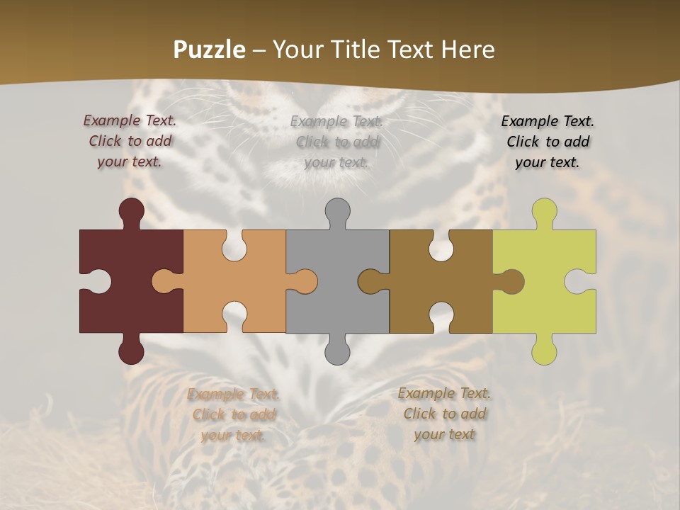 Portrait Panther Angry PowerPoint Template