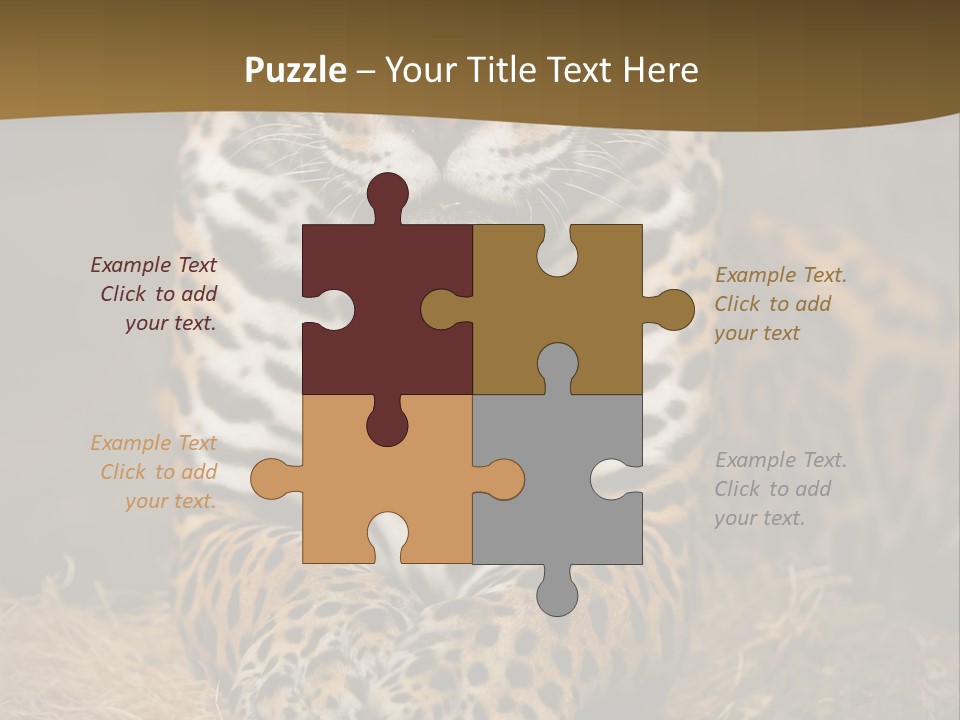 Portrait Panther Angry PowerPoint Template