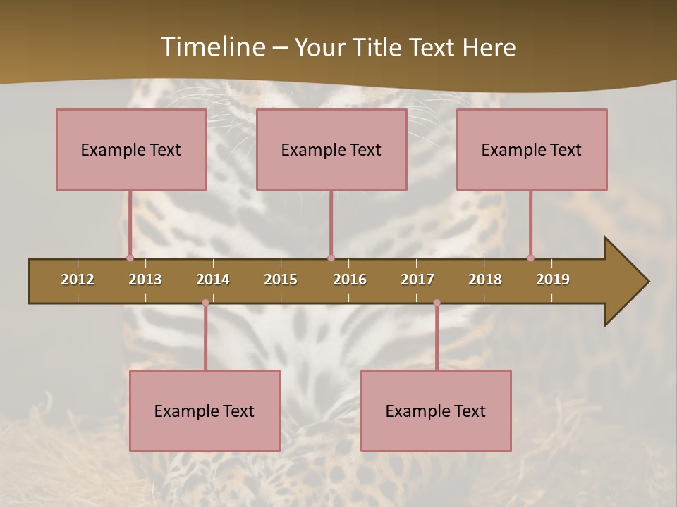 Portrait Panther Angry PowerPoint Template