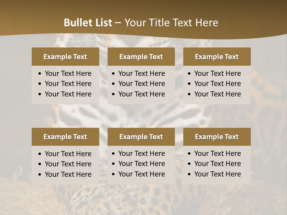 Portrait Panther Angry PowerPoint Template