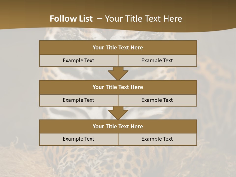 Portrait Panther Angry PowerPoint Template