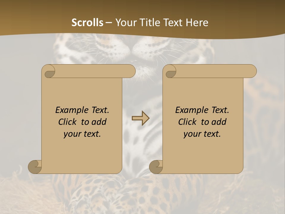 Portrait Panther Angry PowerPoint Template