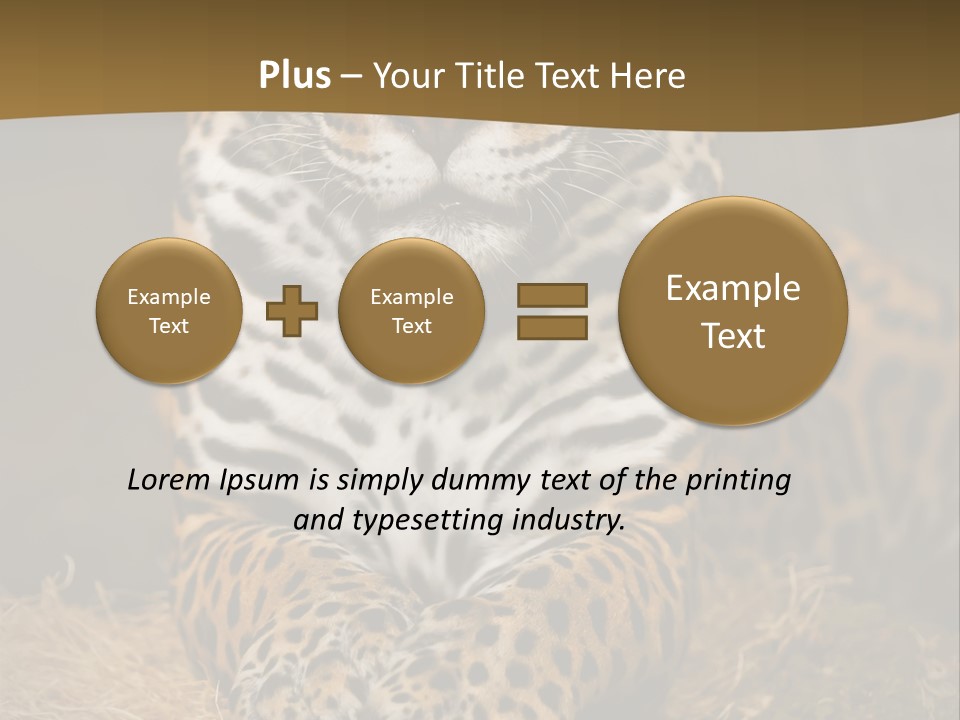 Portrait Panther Angry PowerPoint Template