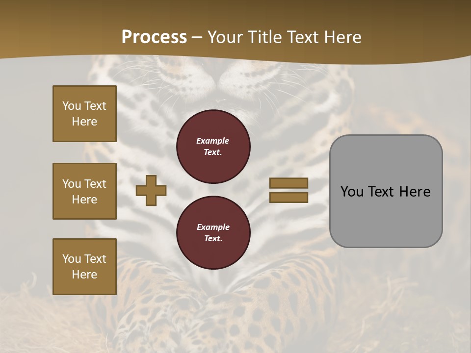 Portrait Panther Angry PowerPoint Template