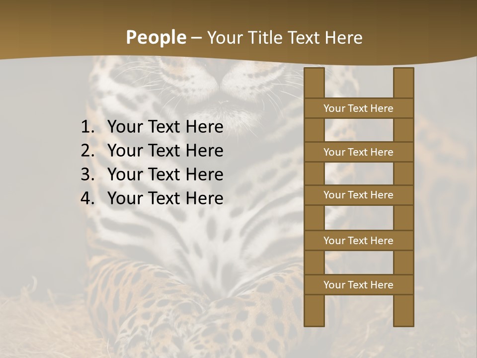 Portrait Panther Angry PowerPoint Template