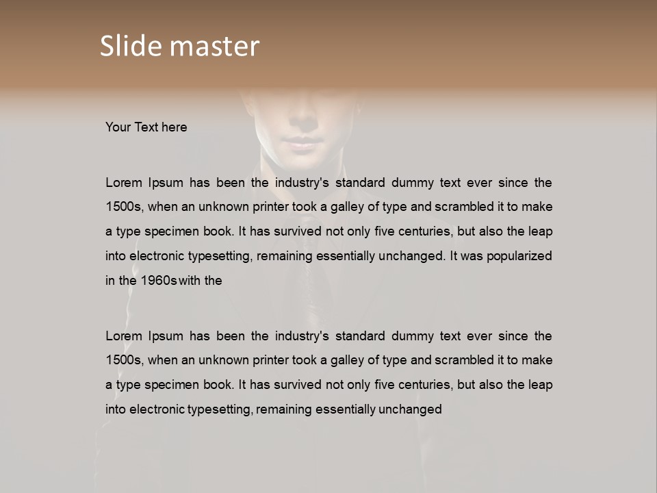 Individuality Cool Cute PowerPoint Template