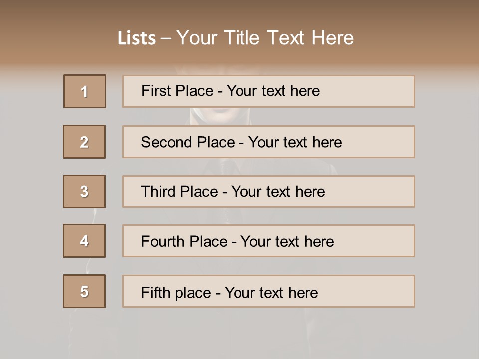 Individuality Cool Cute PowerPoint Template