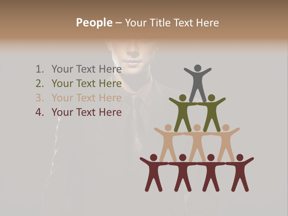 Individuality Cool Cute PowerPoint Template