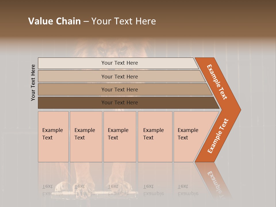 Lion Big Dangerous PowerPoint Template