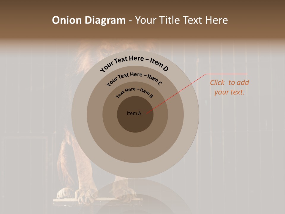 Lion Big Dangerous PowerPoint Template