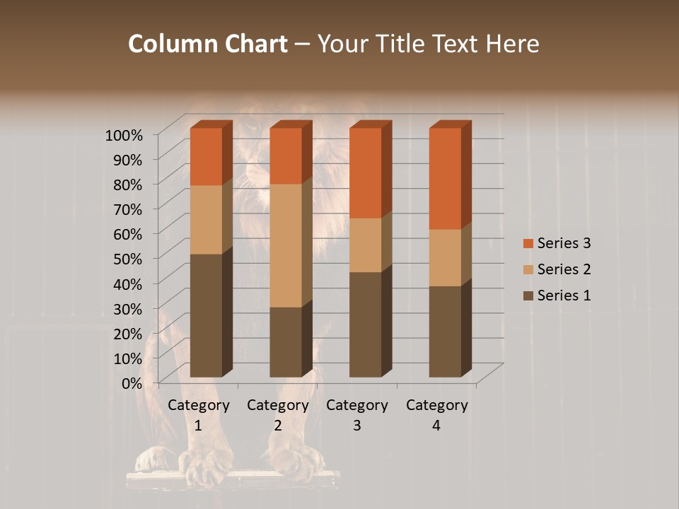 Lion Big Dangerous PowerPoint Template